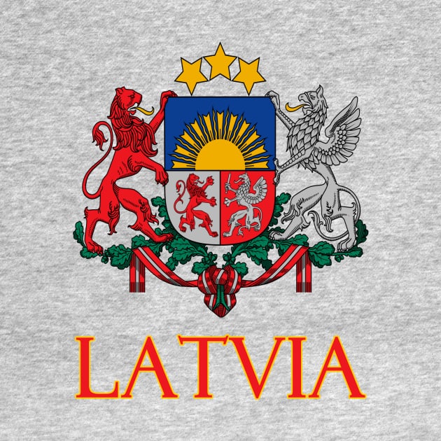 Latvia - Coat of Arms Design by Naves